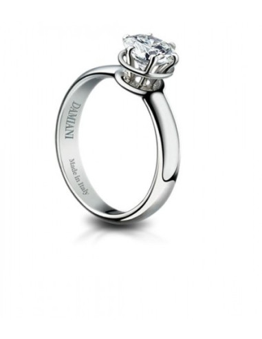 DAMIANI MINOU ANELLO IN ORO BIANCO CON DIAMANTE 0.30 ct