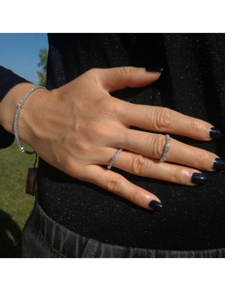 DAMIANI NOTTE DI SAN LORENZO "TRILOGY" Ring in Weißgold und Diamanten (0.33ct)  Ref. 20089293