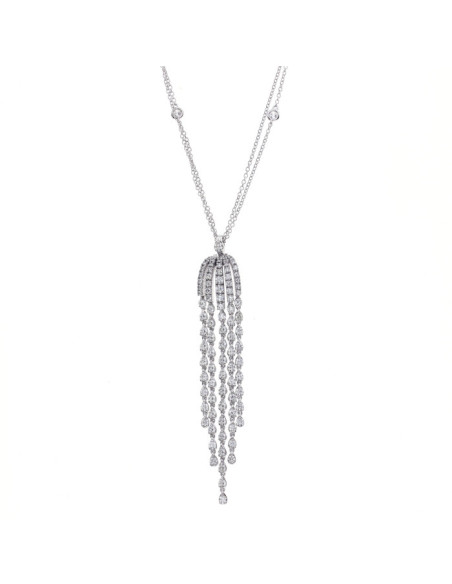 DAMIANI SORGENTE ожерелье из белого золота и 1,90 карата - 20088456