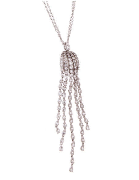 DAMIANI SORGENTE ожерелье из белого золота и 1,90 карата - 20088456