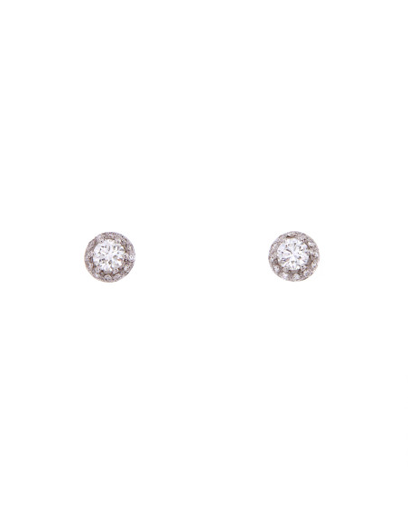 DAMIANI MINOU серьги из белого золота и бриллиантов 0.40 ct. FULL PAVE' - REF: 20091061