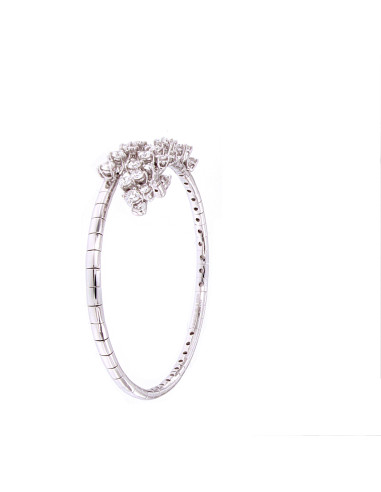 DAMIANI MIMOSA FLEXI elastic bracelet in white...