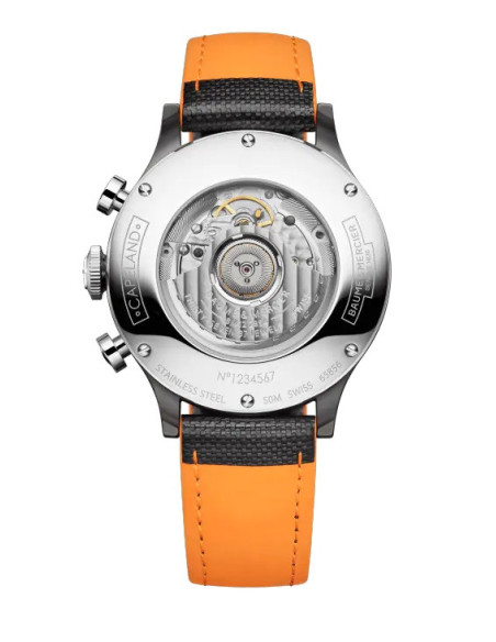 BAUME & MERCIER CAPELAND Stahl und Leder - M0A10452