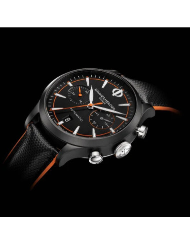 BAUME & MERCIER CAPELAND Stahl und Leder -...