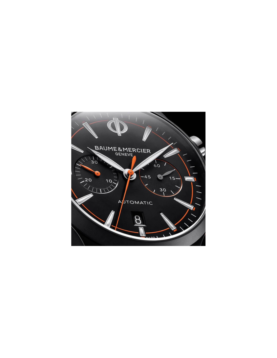 BAUME MERCIER CAPELAND steel and leather M0A10452