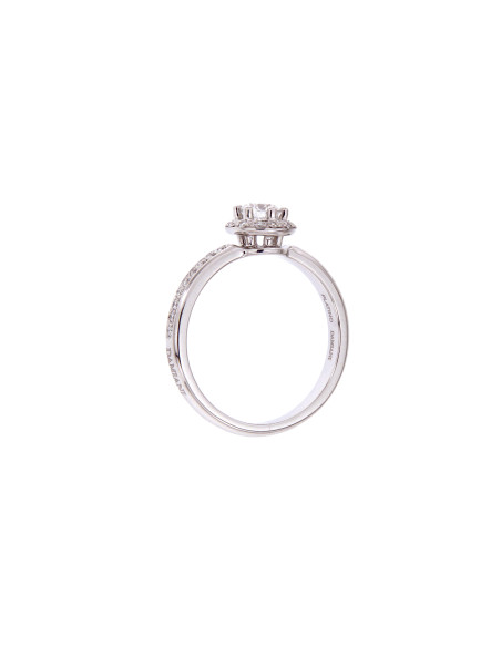 DAMIANI MINOU Ring aus Platin mit Diamant 0.26 ct FULL PAVE - 20091055