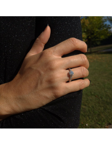 DAMIANI MINOU Ring aus Platin mit Diamant 0.26...