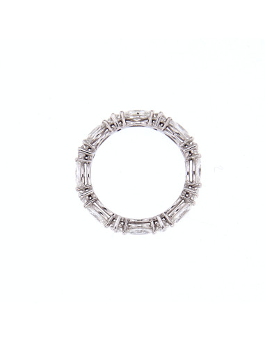 DAMIANI EMOZIONI anello eternity in oro bianco...