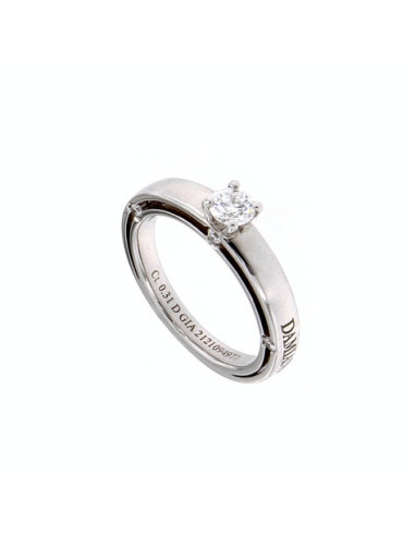 DAMIANI D-SIDE RING WHITE GOLD 0.31 ct