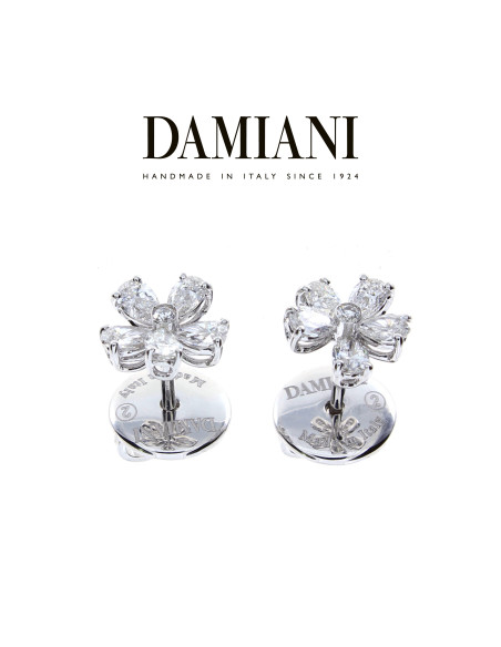 DAMIANI FIORELLINO серьга из белого золота и бриллианты 0,71 карата - 20075403