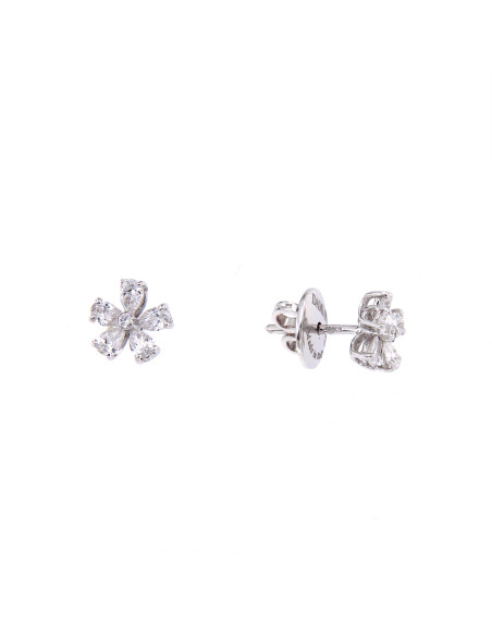 DAMIANI FIORELLINO серьга из белого золота и бриллианты 0,71 карата - 20075403