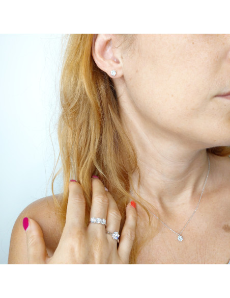 GOLAY  Kollektion ISABELLA Ohrring aus Weißgold und Diamant ct. 1,16