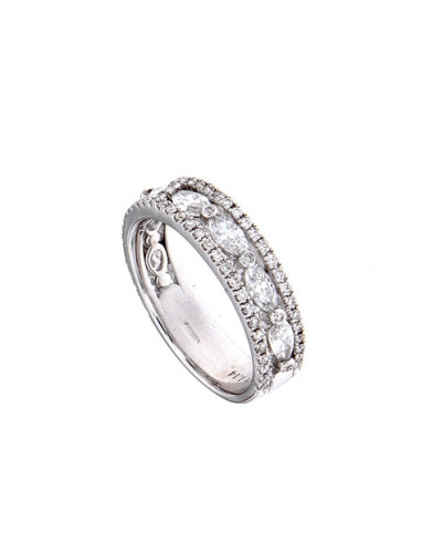 GOLAY collezione Classic anello oro bianco e diamante ct. 1.14 - AFMG004WDI