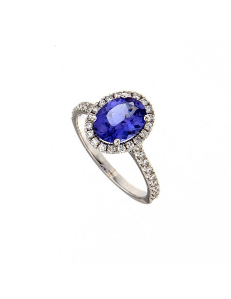GOLAY Collezione Tanzanite Anello in oro, diamanti e tanzanite 1.70 ct - ACLC070DITZ5