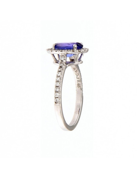 GOLAY Tansanit Sammlung, Ring in Gold, Diamanten und Tansanit 1,70 ct - ACLC070DITZ5