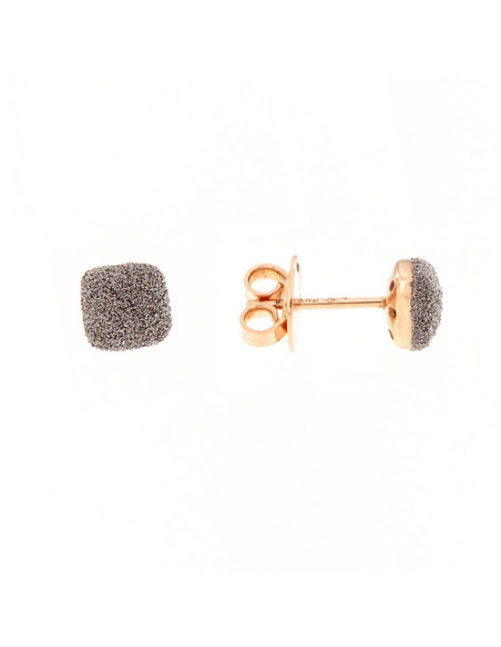 Pesavento COCKTAIL GOLD 18kt gold earrings with diamond powder Ref: YCKTO018