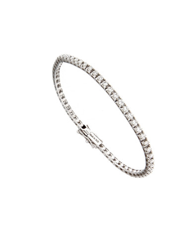 DAMIANI LUCE WHITE GOLD "TENNIS" BRACELET WITH DIAMONDS 2.01 CT - 20086490