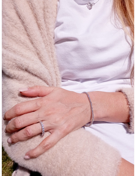DAMIANI VERAMORE BRACCIALE "TENNIS" ORO BIANCO E DIAMANTI 2.01 CT - 20086490