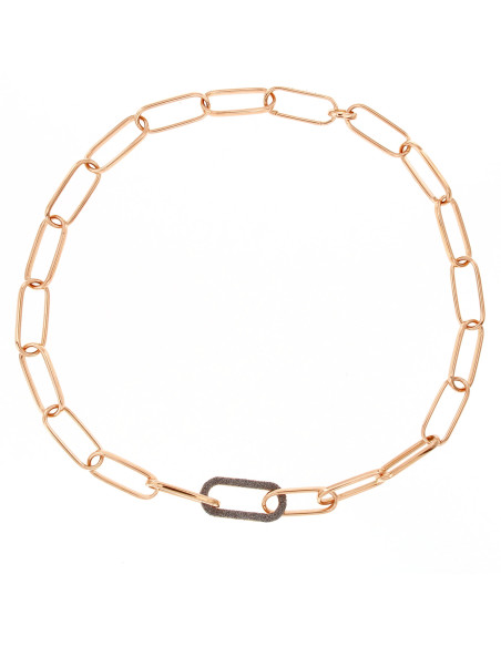 Pesavento FOREVER CHIC 18kt gold necklace with diamond powder Ref: YFRCE006
