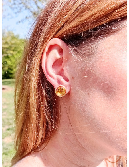Marco Bicego Jaipur Orecchini oro giallo Pietre Naurali ref: OB1739-QG01
