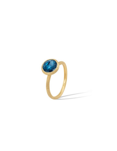 Marco Bicego Jaipur Ring yellow gold and London Topaz ref: AB632-TPL01