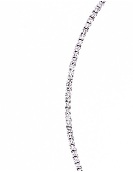 DAMIANI VERAMORE ОЖЕРЕЛЬЕ ИЗ БЕЛОГО ЗОЛОТА "ТЕННИС" С БРИЛЛИАНТАМИ 7.12 CT - 20084857