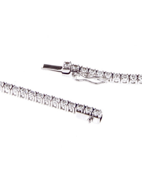 DAMIANI VERAMORE ОЖЕРЕЛЬЕ ИЗ БЕЛОГО ЗОЛОТА "ТЕННИС" С БРИЛЛИАНТАМИ 7.12 CT - 20084857