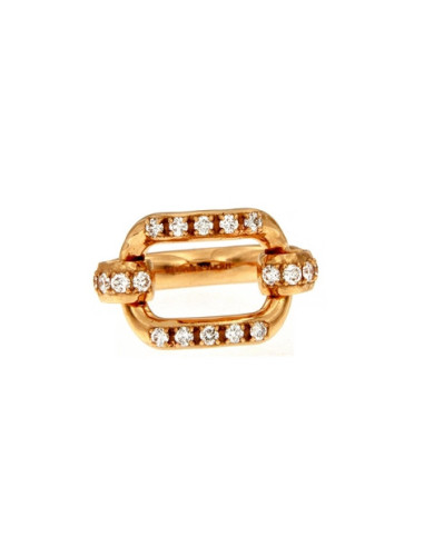 UTOPIA AURUM Rotgoldring mit Diamanten Ref:...