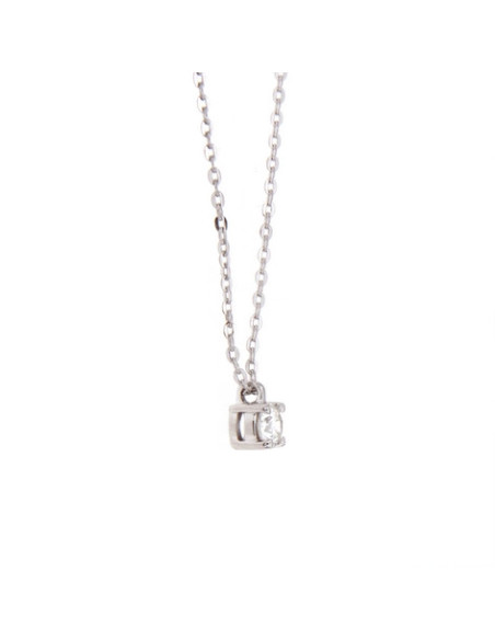 DAMIANI SCELGO TE WHITE GOLD AND DIAMOND NECKLACE 0.21 ct - 20083686