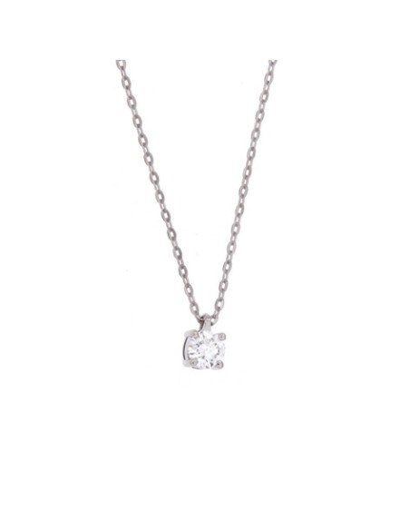 DAMIANI SCELGO TE WHITE GOLD AND DIAMOND NECKLACE 0.21 ct - 20083686