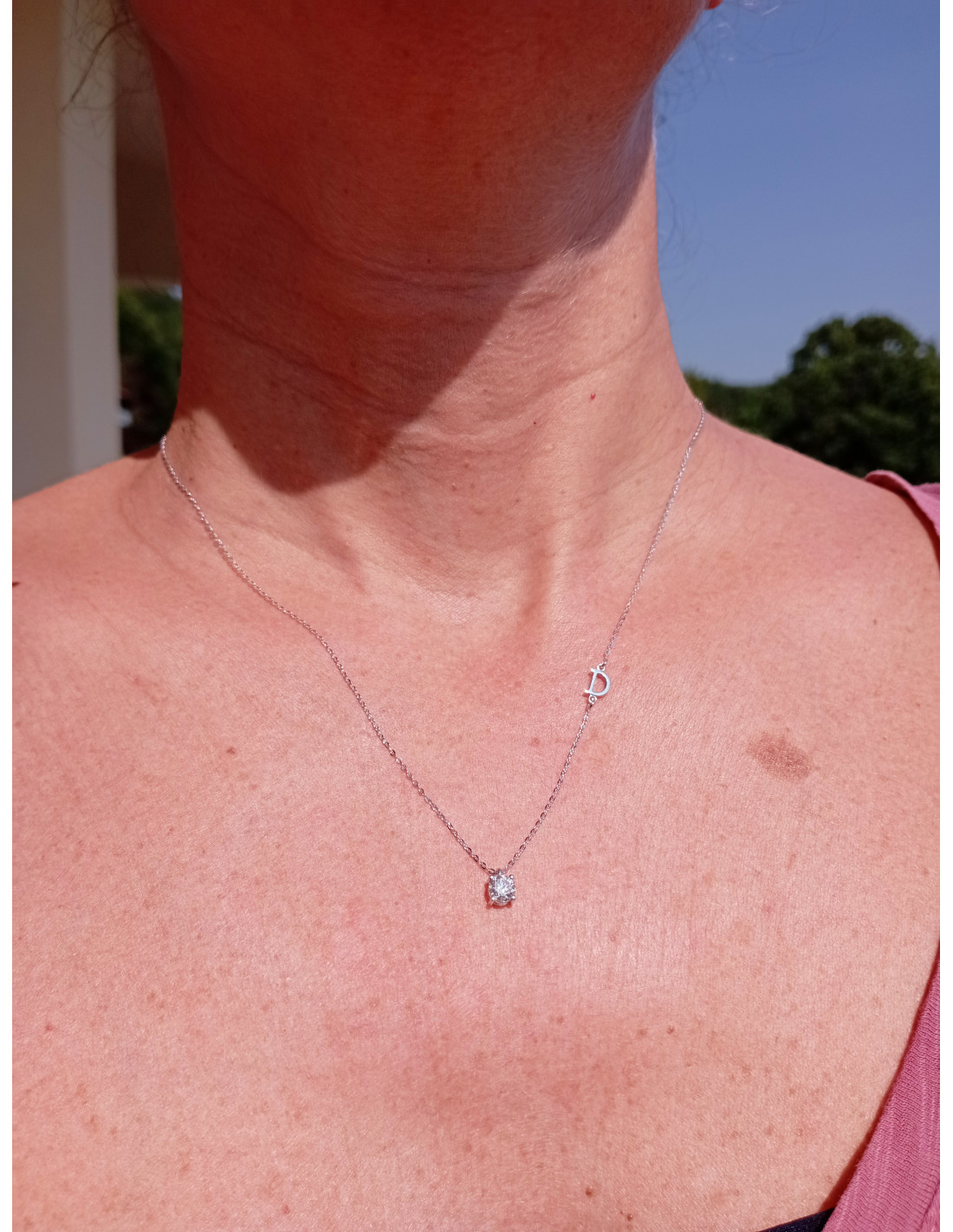 DAMIANI LUCE WHITE GOLD AND DIAMOND NECKLACE 0.40 ct 20055865
