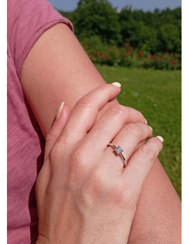 DAMIANI SCELGO TE ANELLO IN ORO BIANCO E...