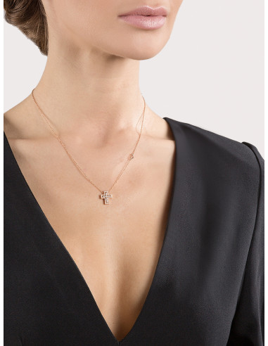 Damiani Belle Epoque колье из розовое золото с...