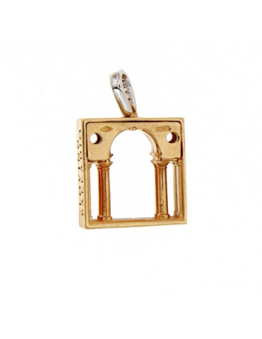 LOVING PALLADIO pendente 3D in oro giallo e...