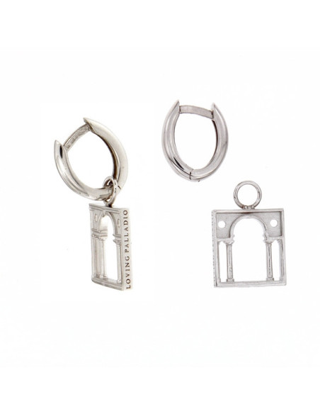 LOVING PALLADIO earrings in white gold  14B-OR