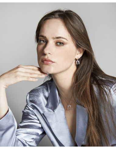 LOVING PALLADIO earrings in white gold  14B-OR