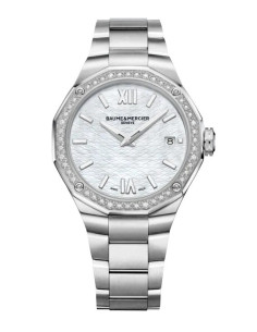 BAUME MERCIER RIVIERA acciaio su acciaio e diamanti M0A10662