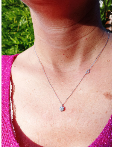 DAMIANI MINOU колье из белого золота с...