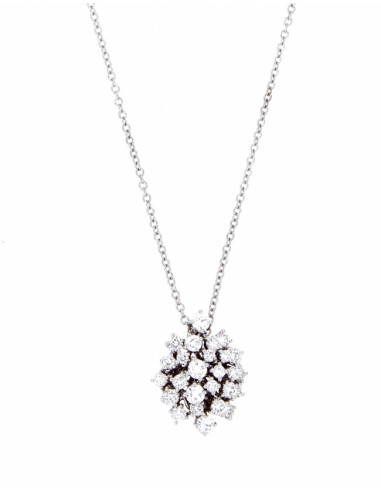 Damiani Mimosa WHITE GOLD AND DIAMONDS (ct1.07) NECKLACE ref: 20075402