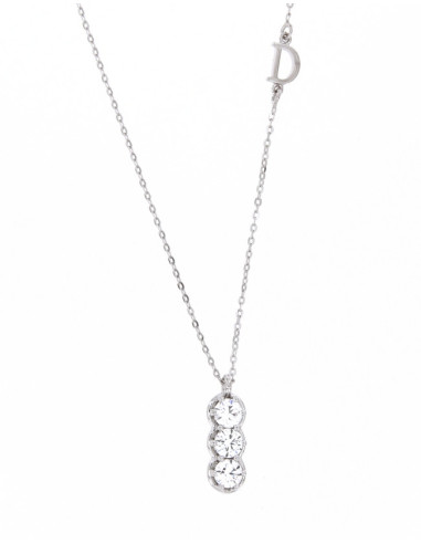 DAMIANI MINOU ожерелье TRILOGY из белого золота и бриллиантов 0.60 ct - 20055930