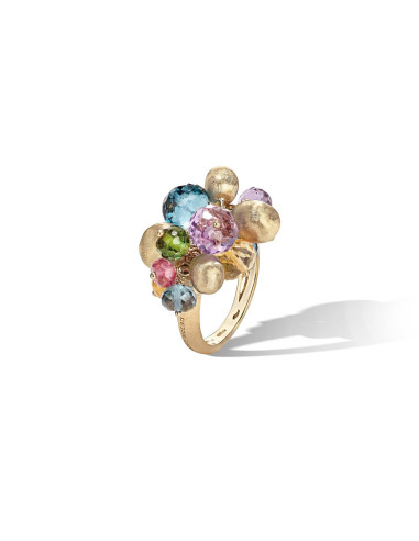 Marco Bicego Africa Ring in yellow gold and natural stones ref: AB603-MIX02