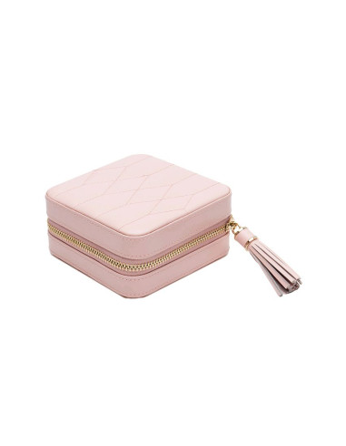 WOLF CAROLINE ZIP TRAVEL CASE jewelry box pink - 329915