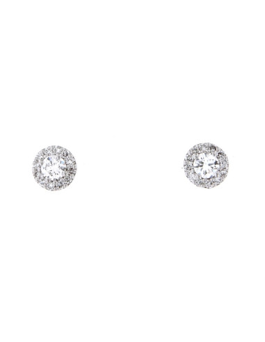 Crivelli Diamonds Collection Earrings in gold and diamonds 0.55 ct - 234-3269