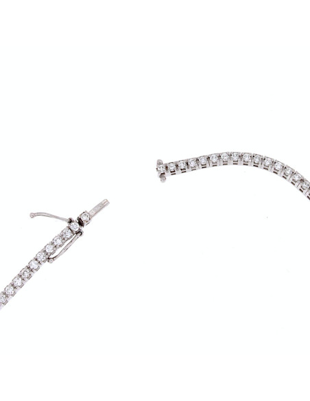 SOPRANA DIAMOND Kollektion "TENNIS" Halskette aus Weißgold und Diamanten 3,70 ct - 70225363