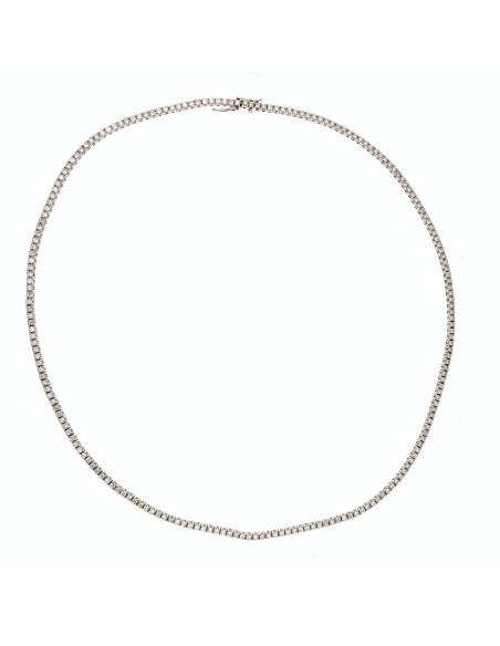 SOPRANA коллекция DIAMOND колье "TENNIS" из белого золота с бриллиантами 3,70 карата - 70225363