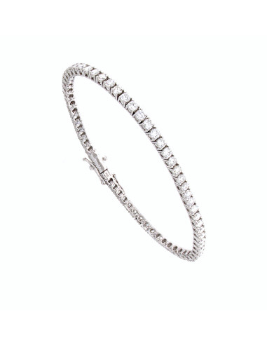GOLAY collection Classic Tennis bracelet white gold and diamond ct. 4.04 color D - BTF001DI6