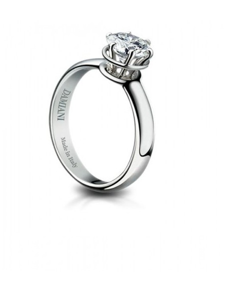DAMIANI MINOU ANELLO IN ORO BIANCO CON DIAMANTE 0.51 ct