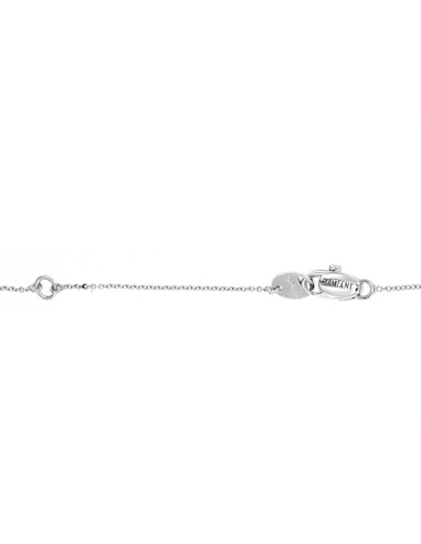 DAMIANI CLASSIC collana croce in oro bianco e...