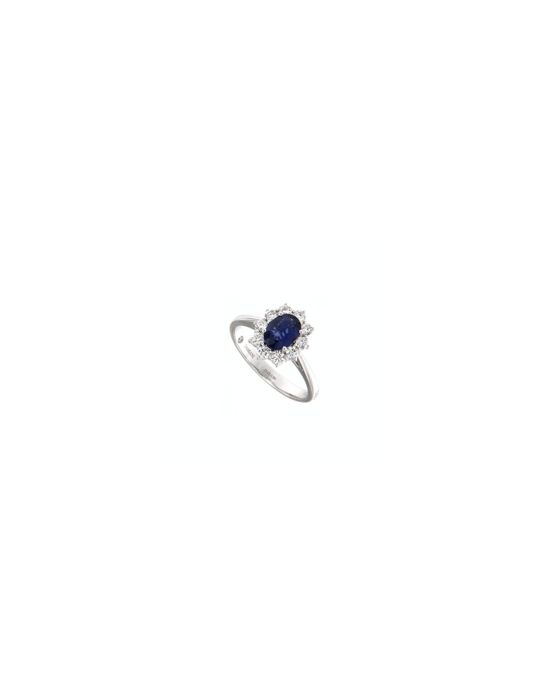 Anello zaffiro e diamanti damiani sale