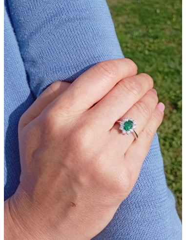 DAMIANI CLASSIC КОЛЬЦО ИЗ БЕЛОГО ЗОЛОТА, 0.68...